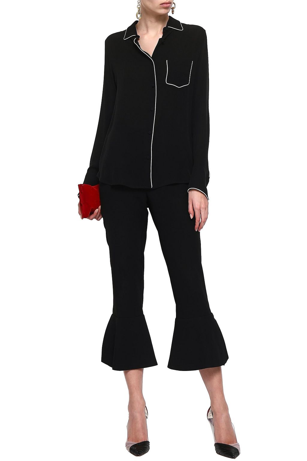 VALENTINO GARAVANI Silk-crepe shirt