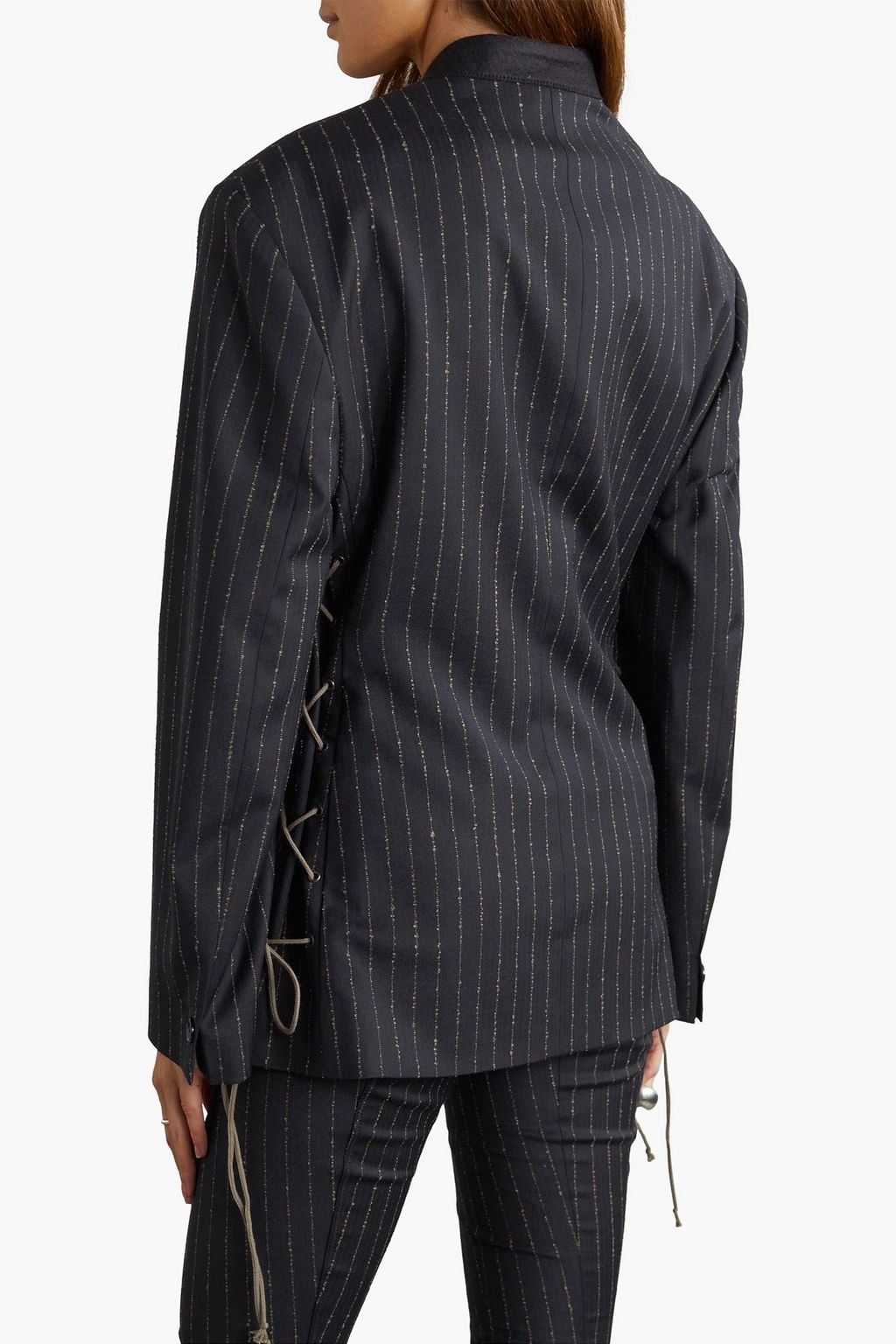 ACNE STUDIOS Pinstriped wool-blend blazer