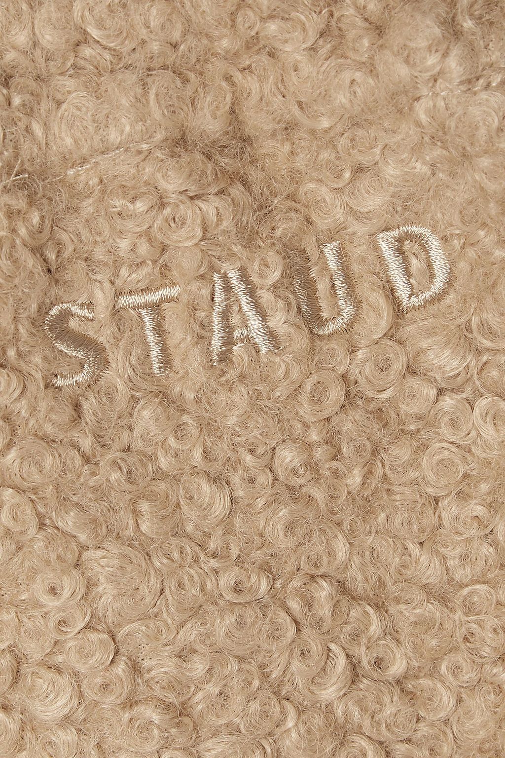 STAUD Bouclé wide-leg track pants