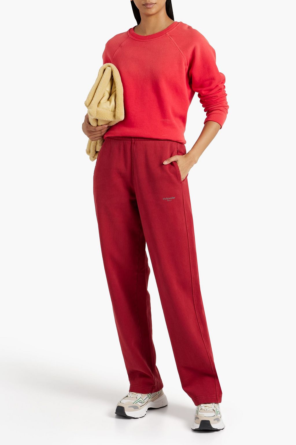 HOLZWEILER Lagoon Oslo cotton-fleece track pants