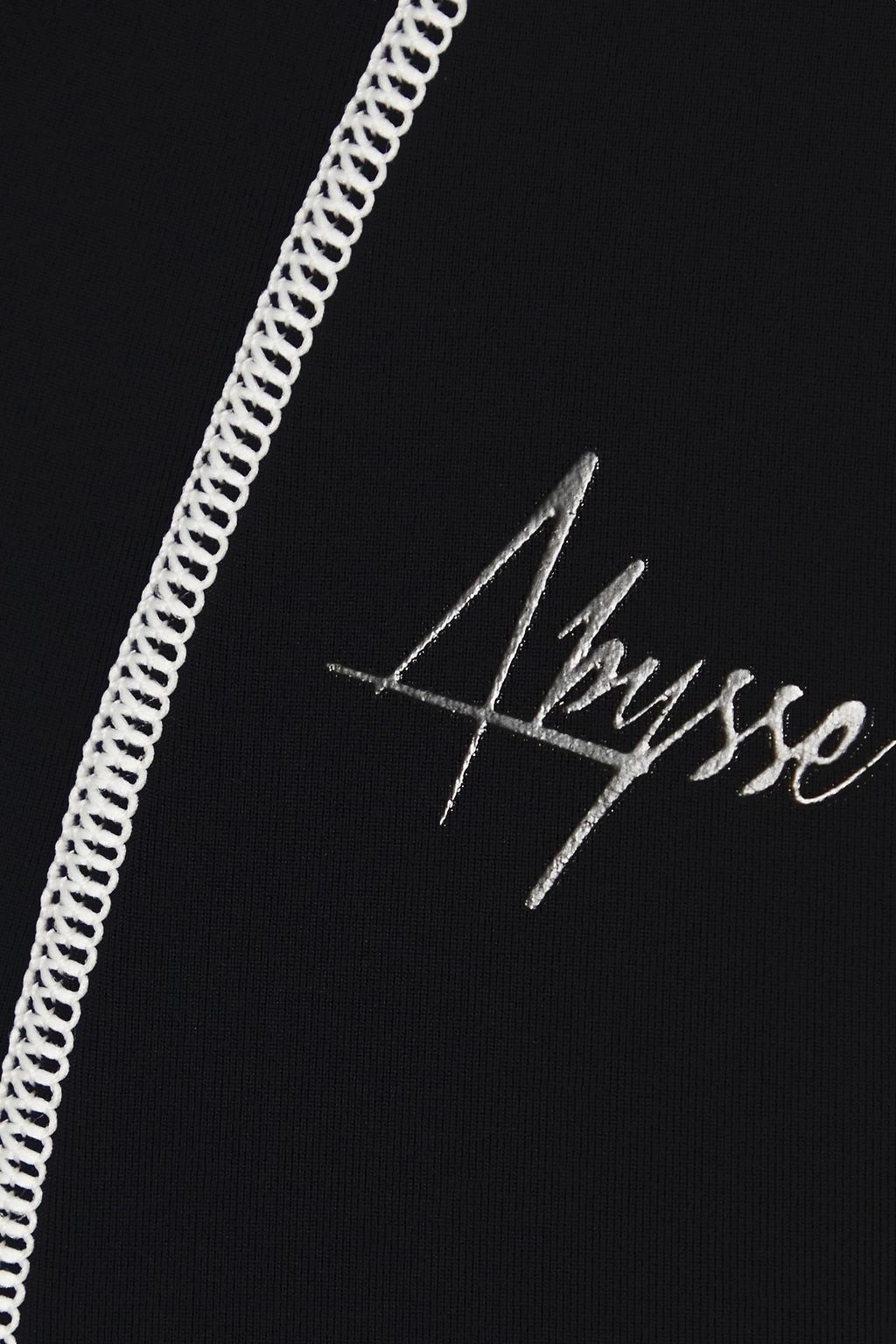 ABYSSE Elle zip-detailed neoprene swimsuit
