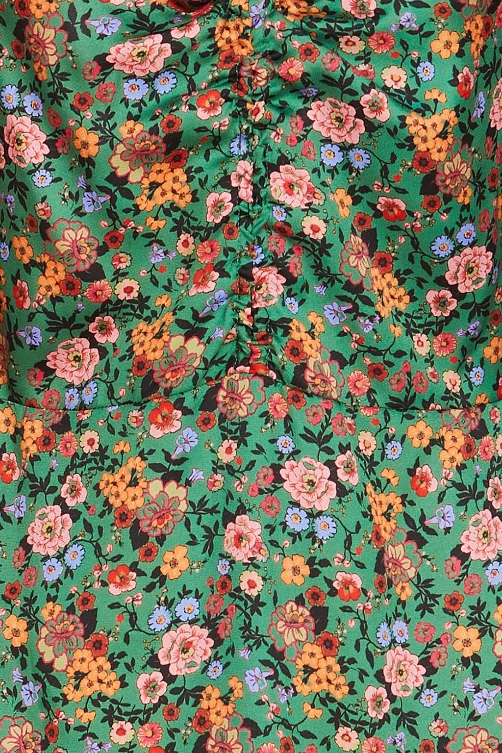 SANDRO Embellished floral-print twill mini dress