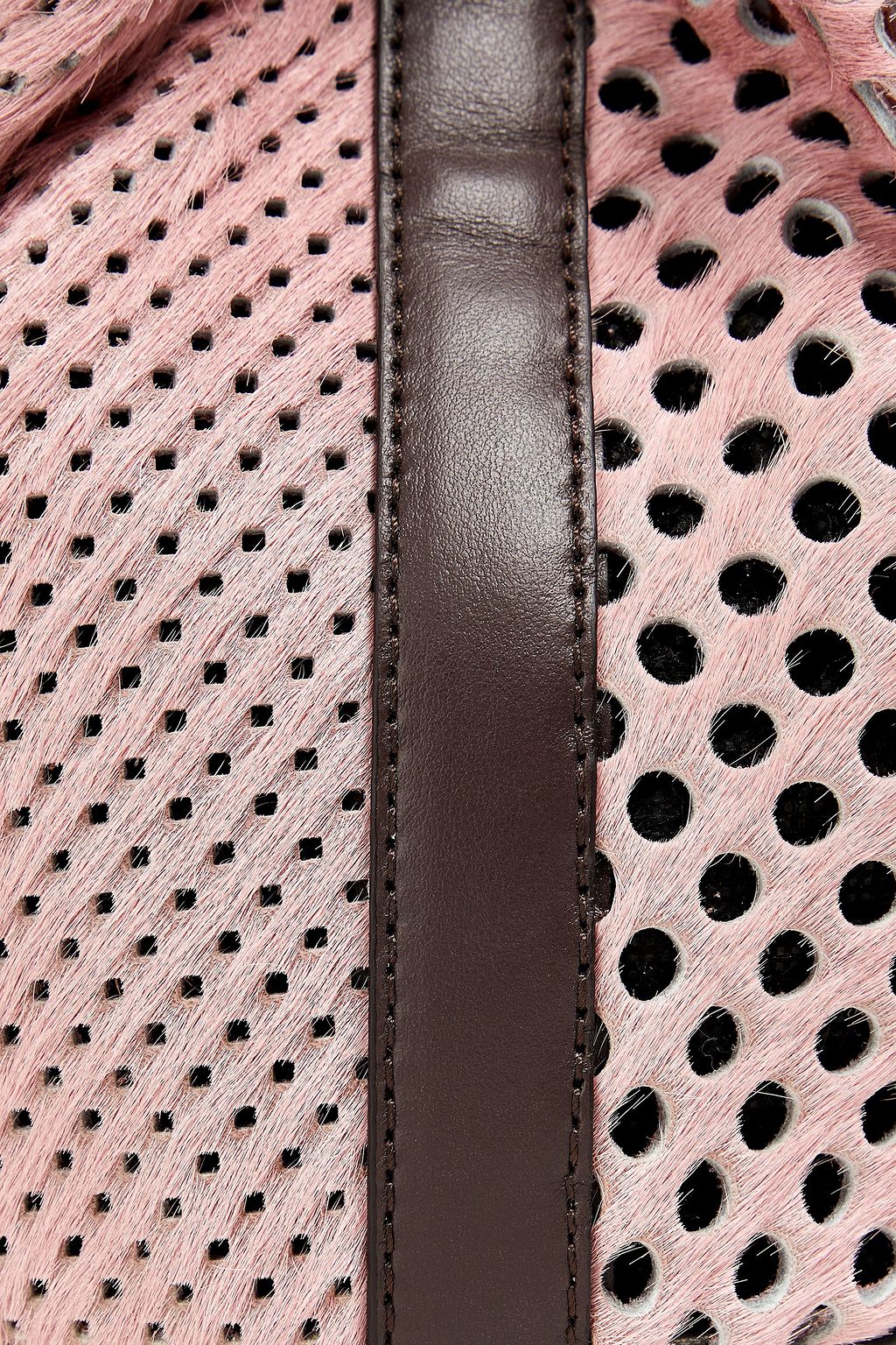 MARNI Beuteltasche aus perforiertem Kalbshaar