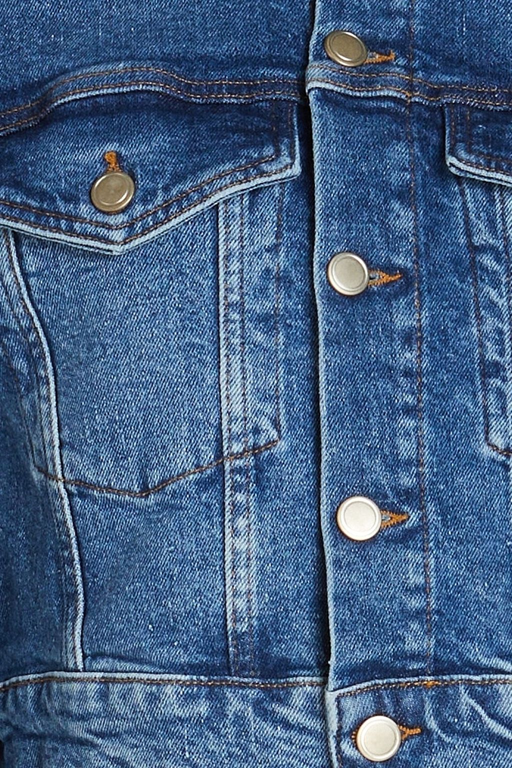 GOOD AMERICAN Cropped Jeansjacke