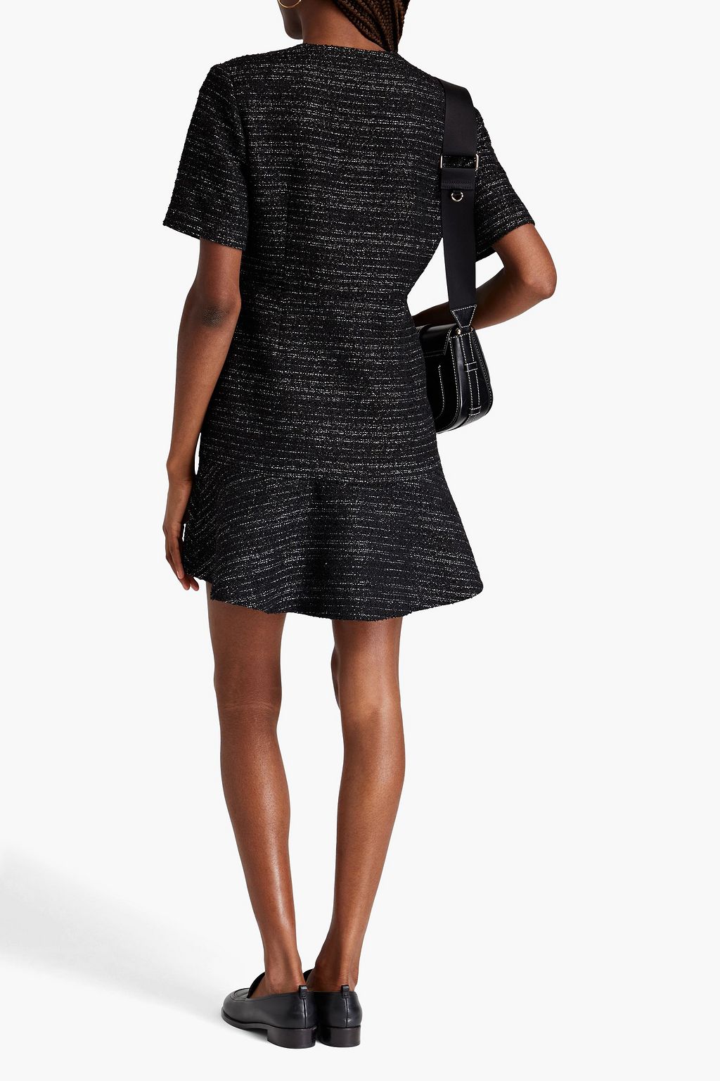 SANDRO Tweed mini dress
