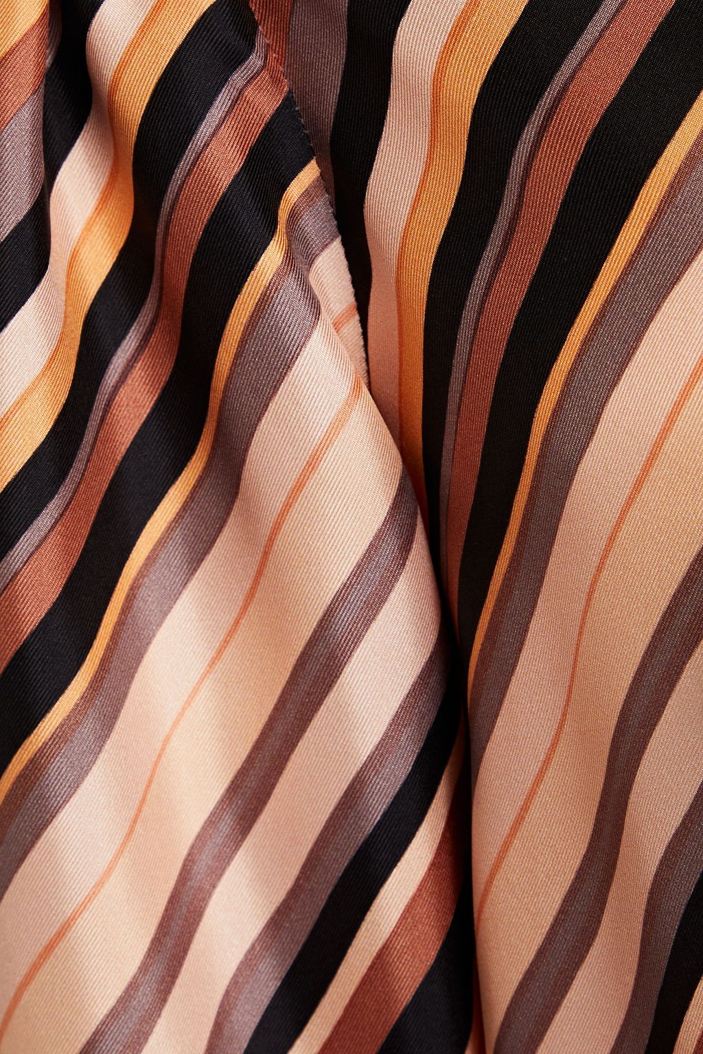 MARNI Hemdkleid aus Seiden-Twill mit Streifen