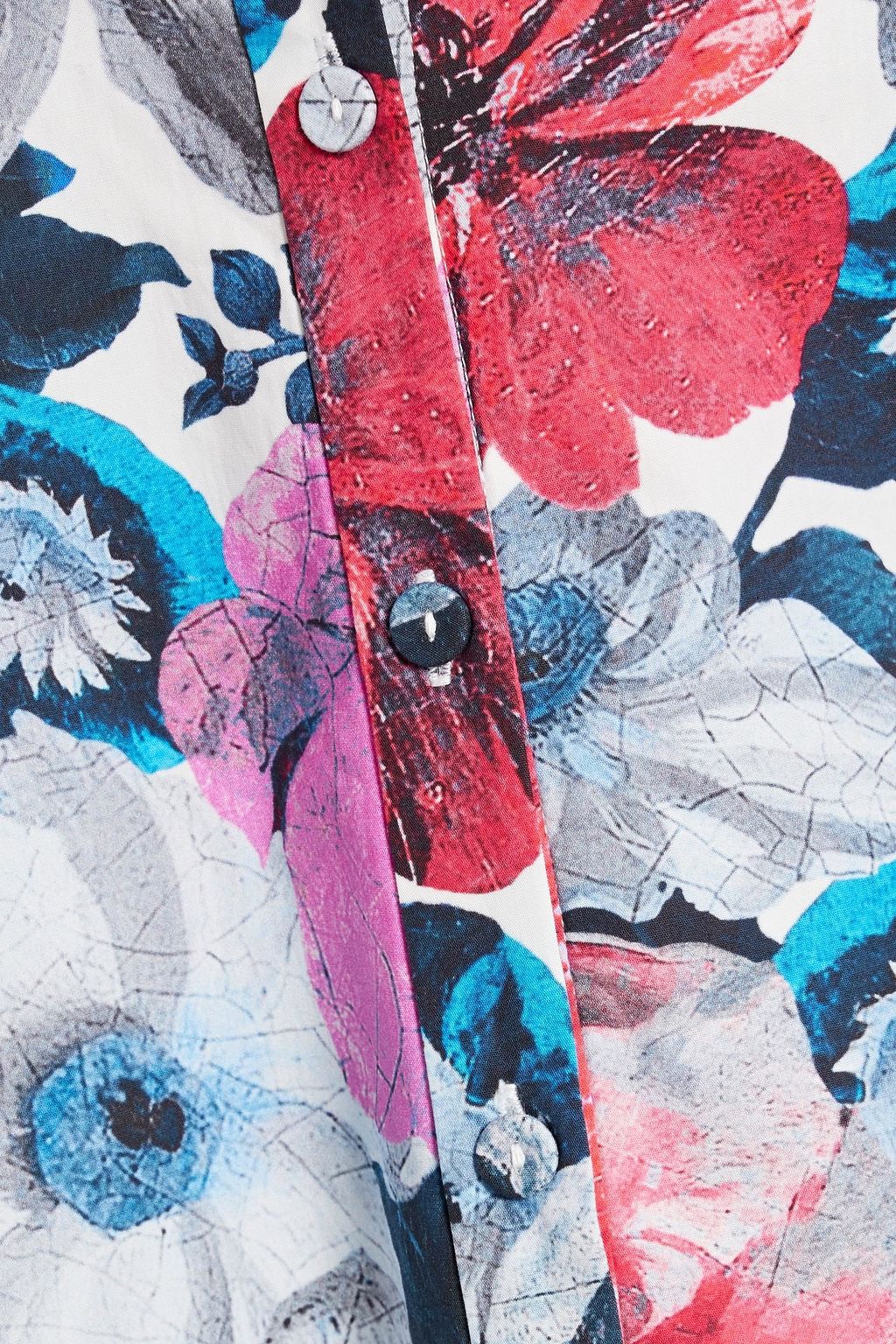 ERDEM Josianne floral-print cotton-poplin midi dress