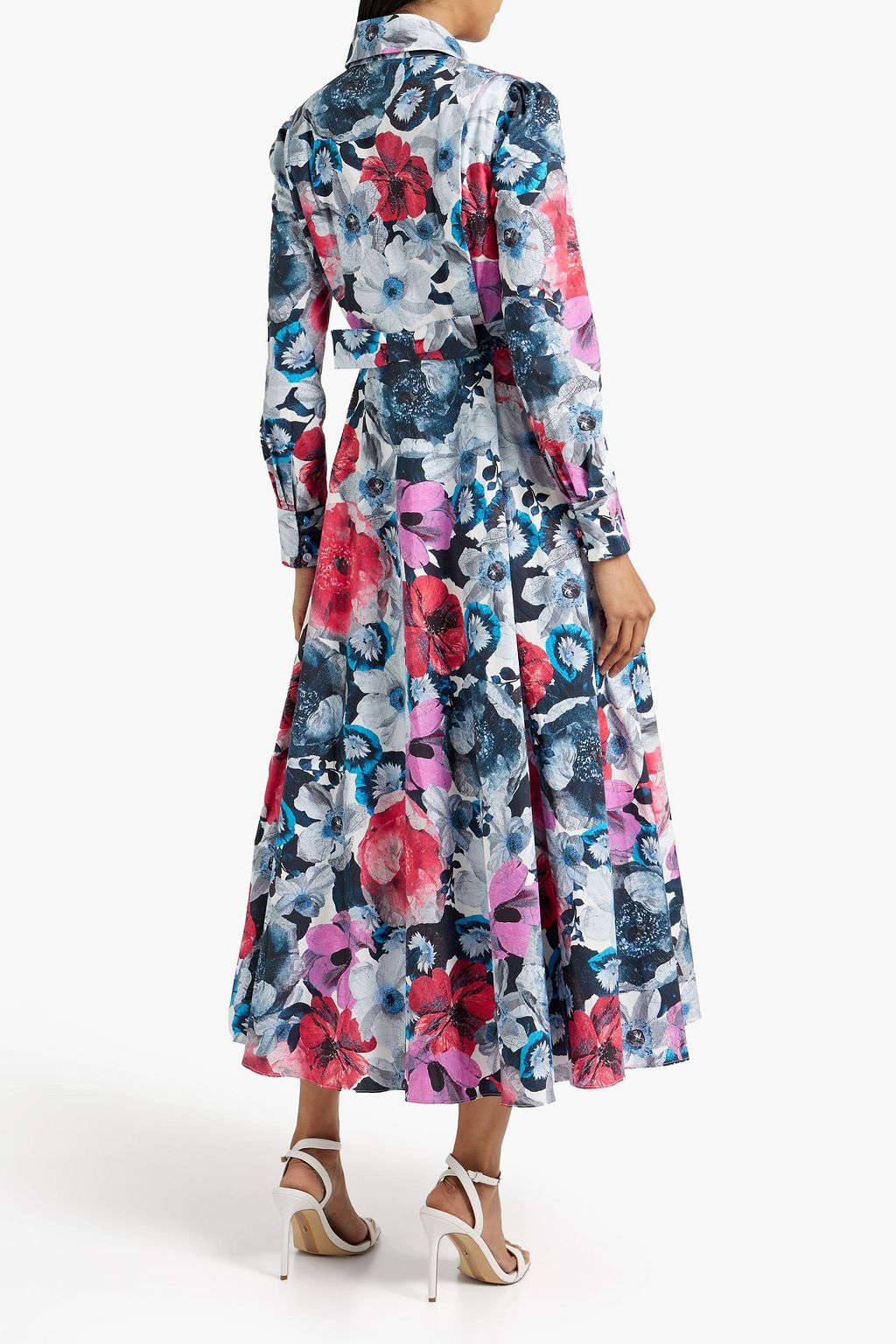 ERDEM Josianne floral-print cotton-poplin midi dress