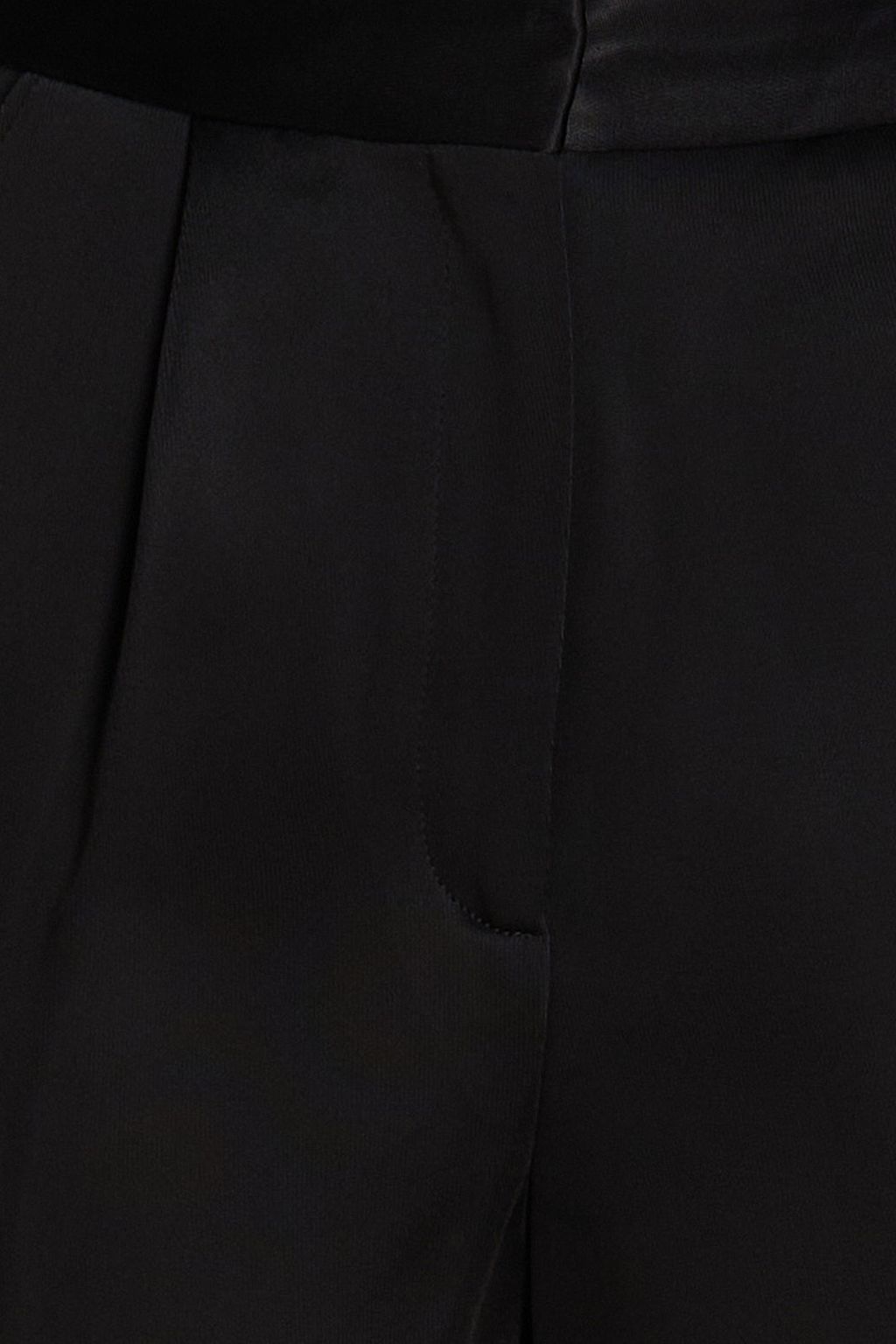 SANDRO Satin-crepe tapered pants