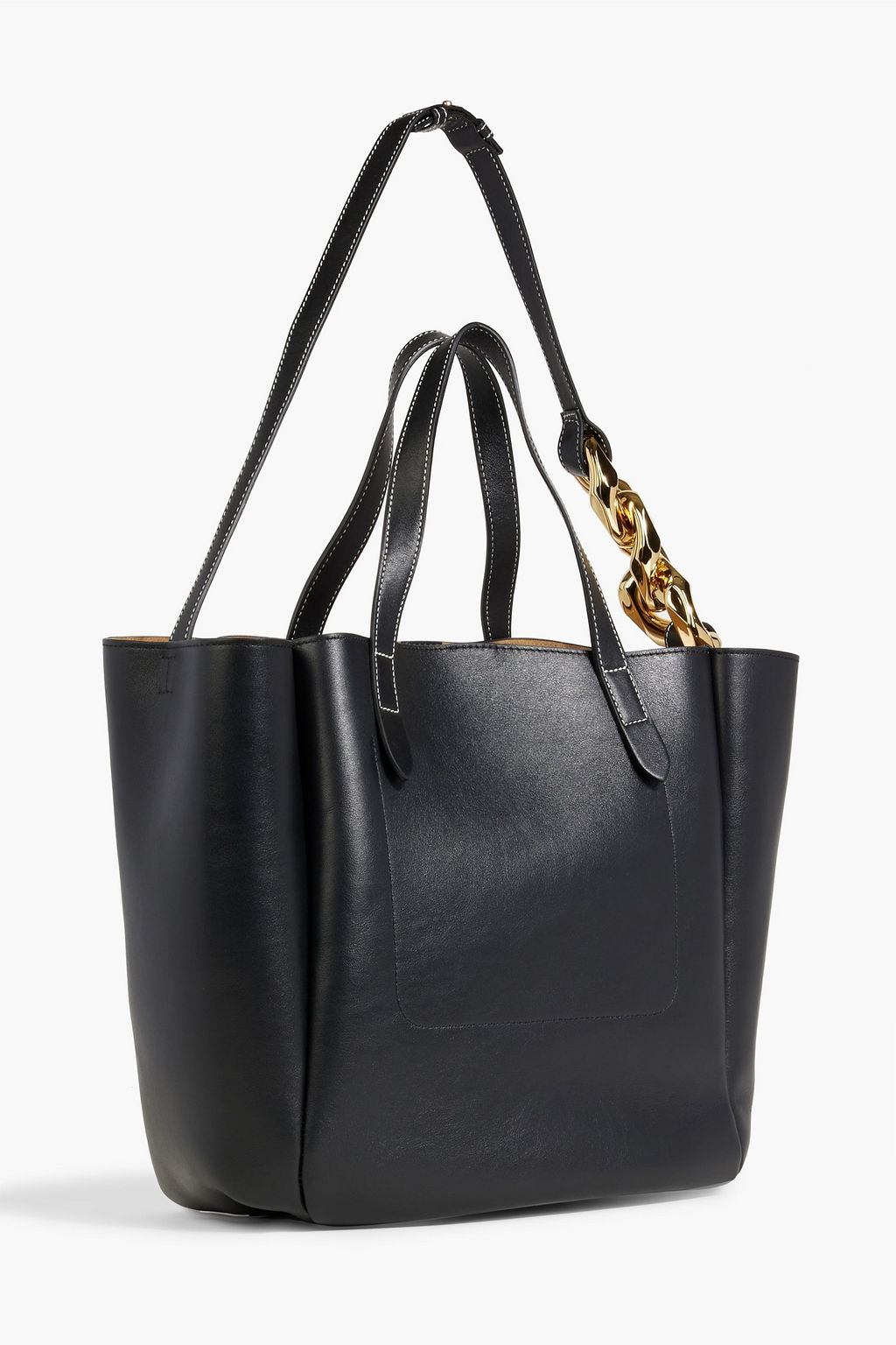 JW ANDERSON Chain-embellished leather tote