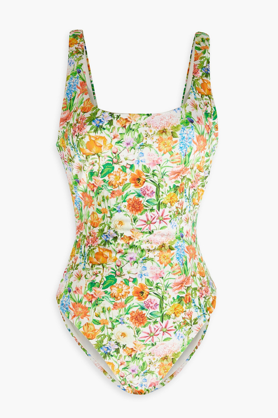 Onia Floral-print Swimsuit In Multicolor