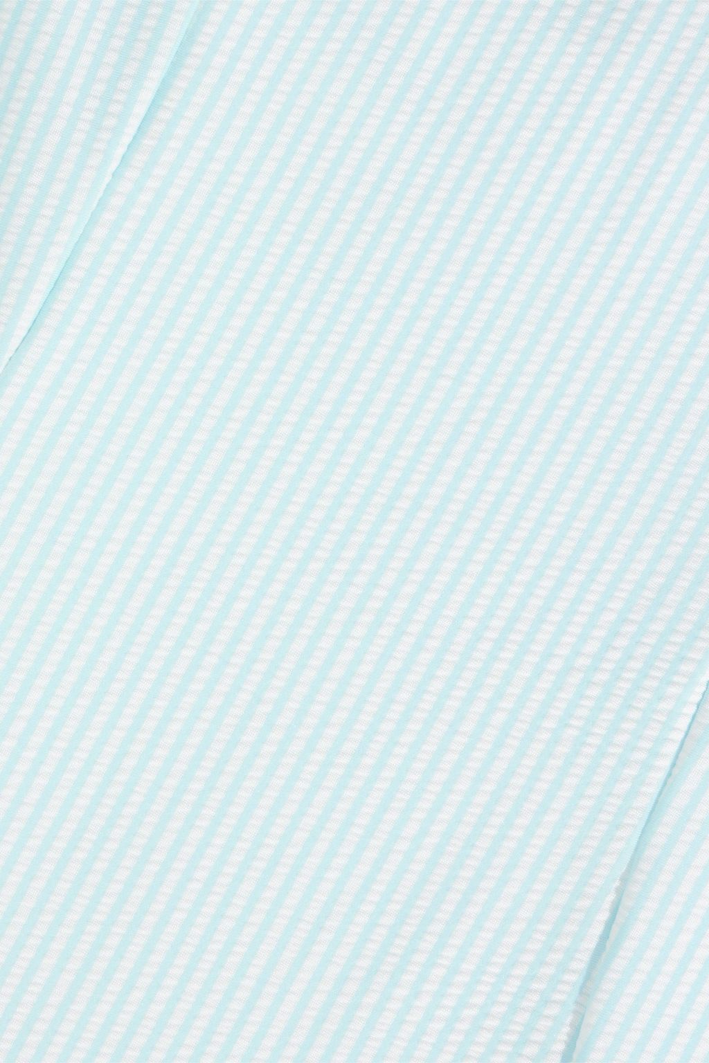 ONIA لباس سباحة من نسيج سيرساكر المطاط بتصميم مخطط