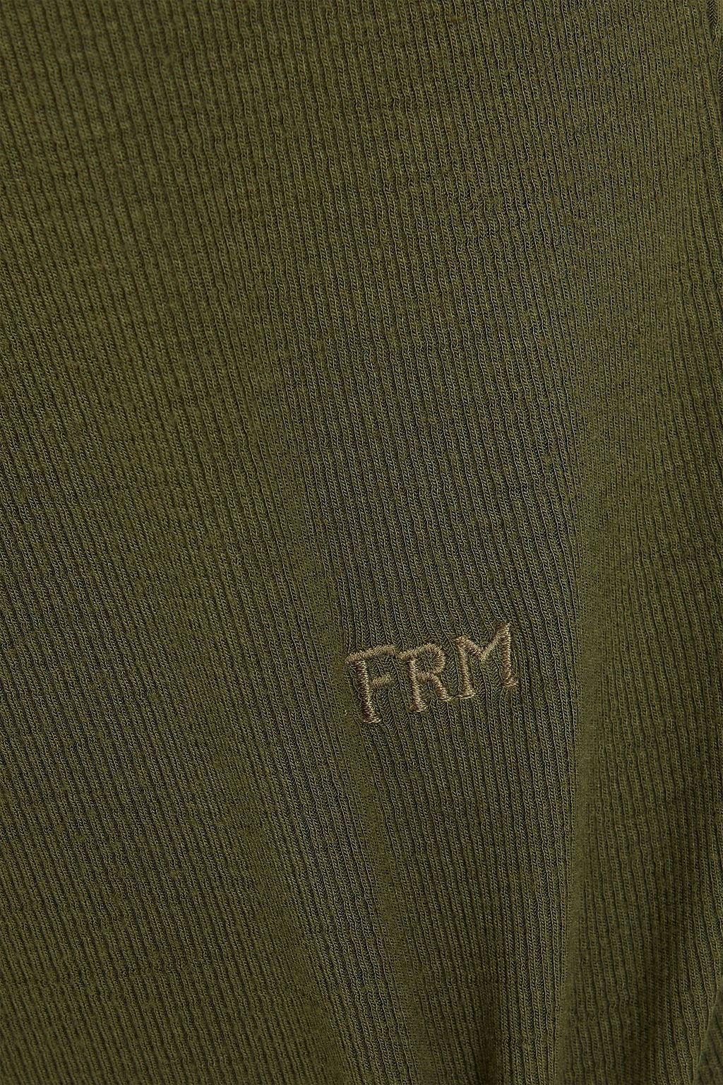 FRAME Ribbed stretch-modal jersey tank