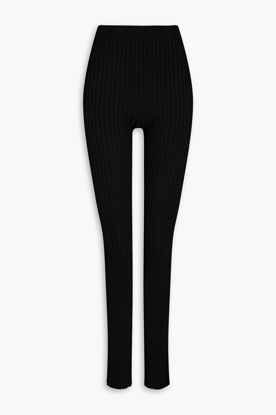 Good American Ribbed-knit leggings