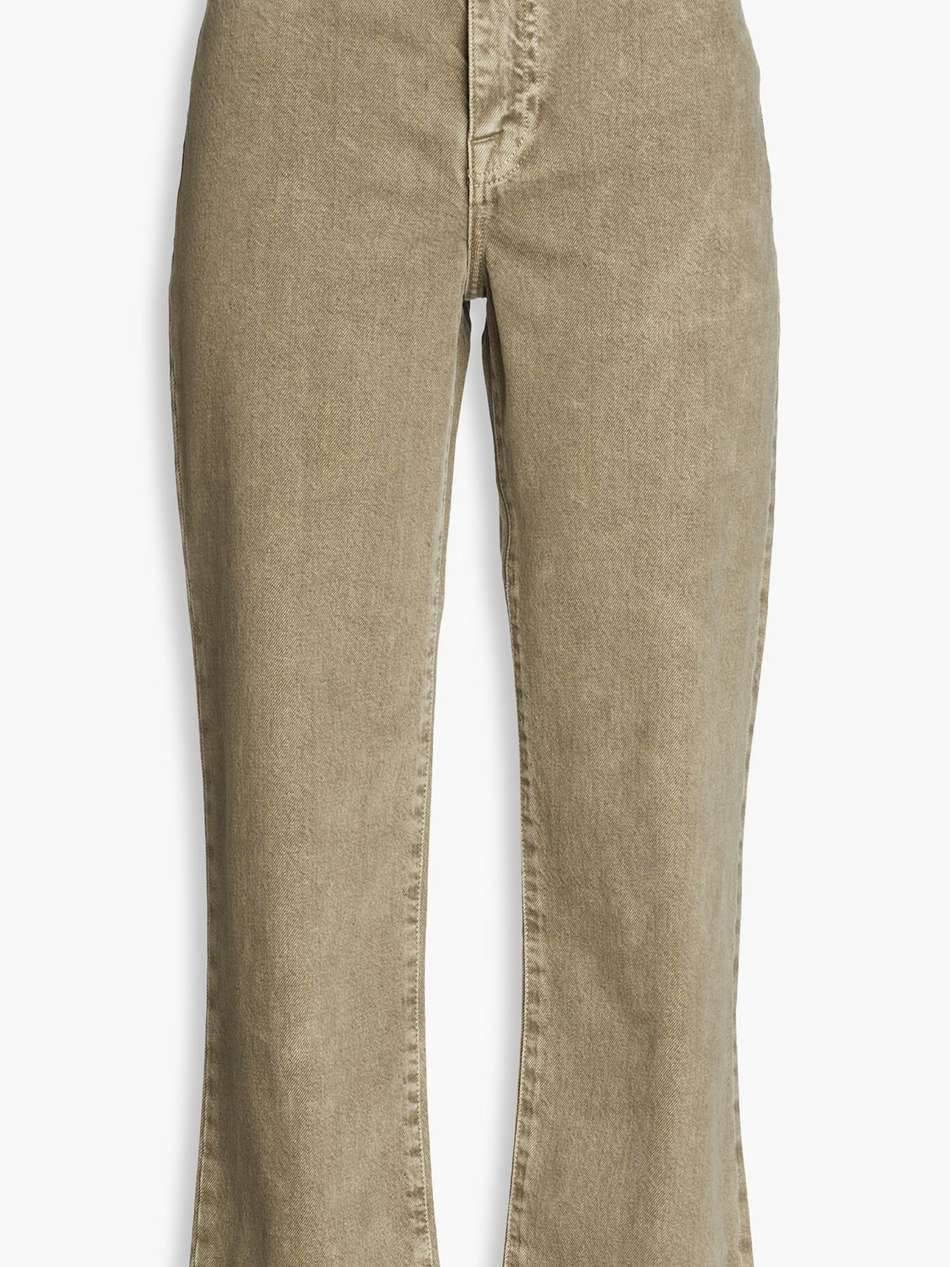 le jane cropped high-rise straight-leg jeans