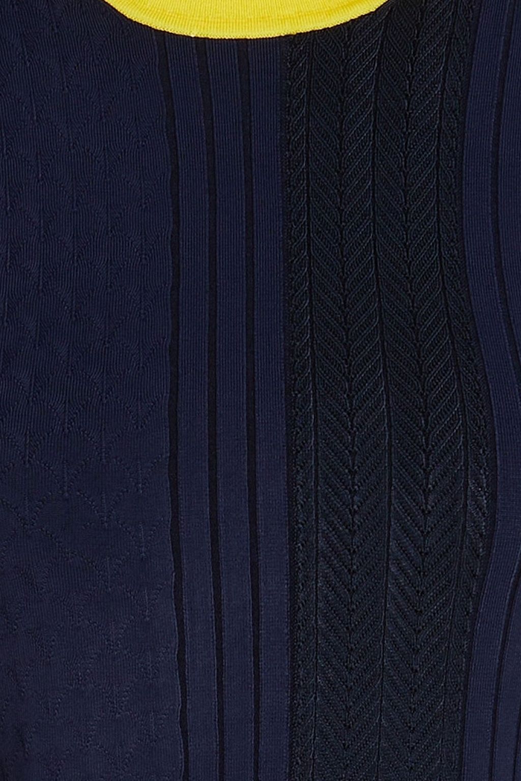 ROKSANDA Tala two-tone ribbed turtleneck vest