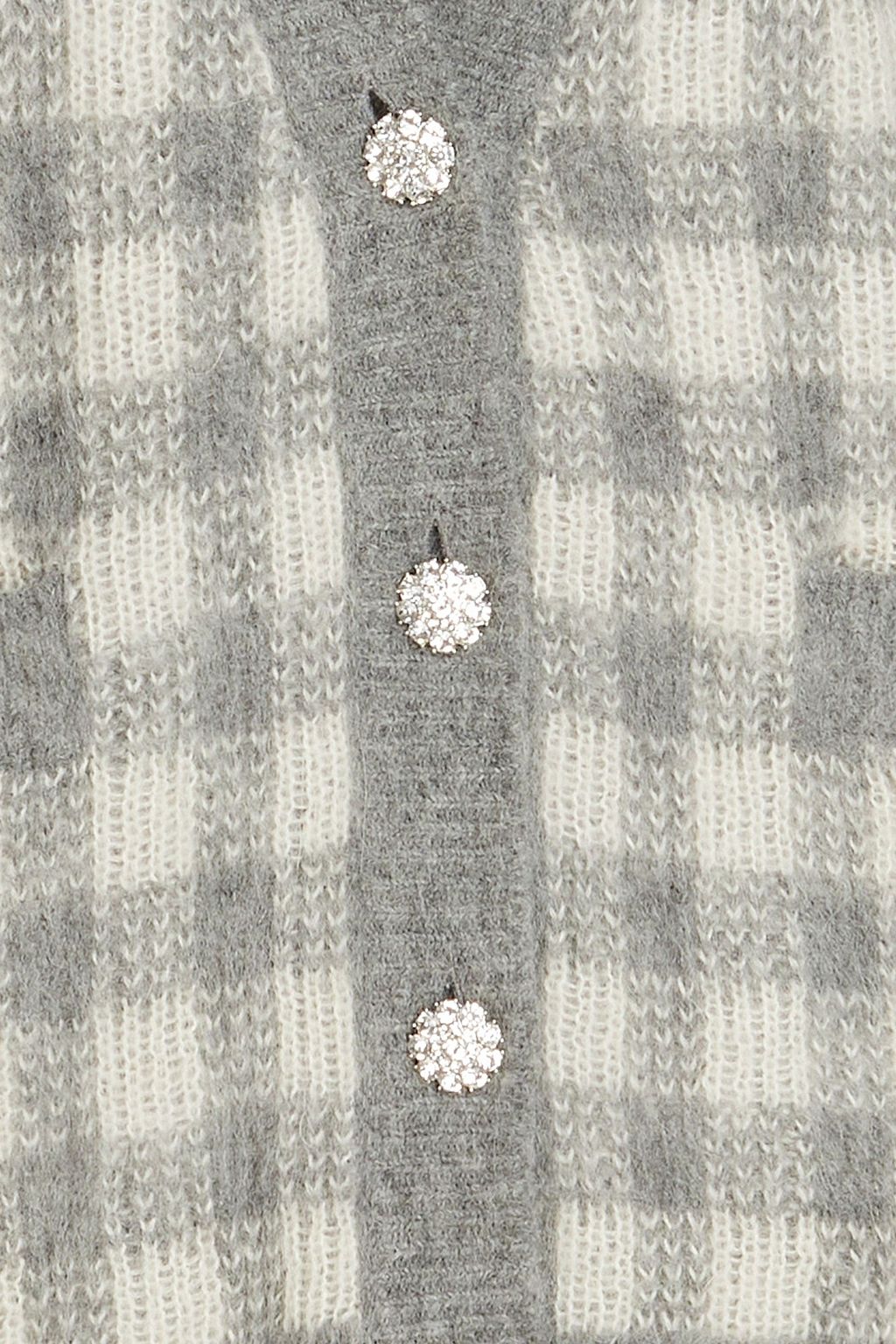 SANDRO Intarsia-knit cardigan