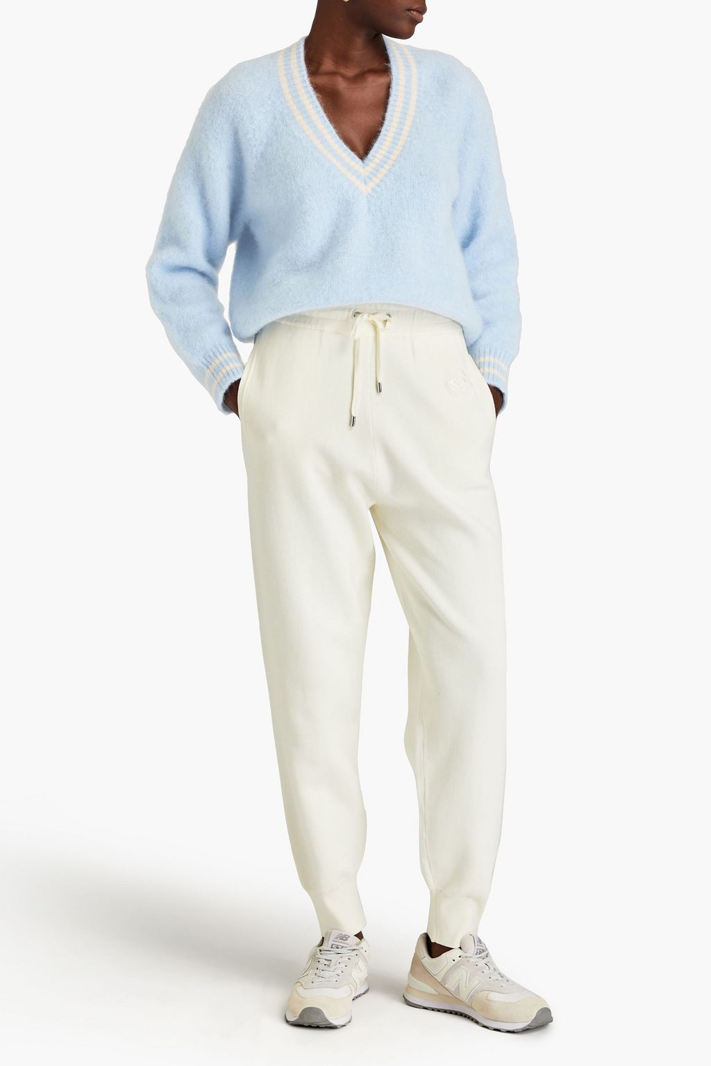 SANDRO Pullover aus einer Mohairmischung