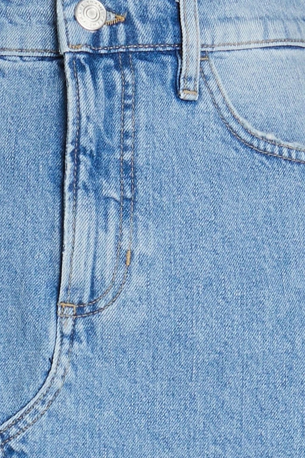 FRAME تنورة قصيرة «لو هاي ان تايت» مصنوعة من الدنيم