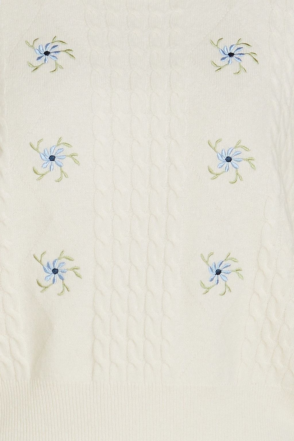 SANDRO Pullover aus einer Woll-Kaschmirmischung mit Stickereien
