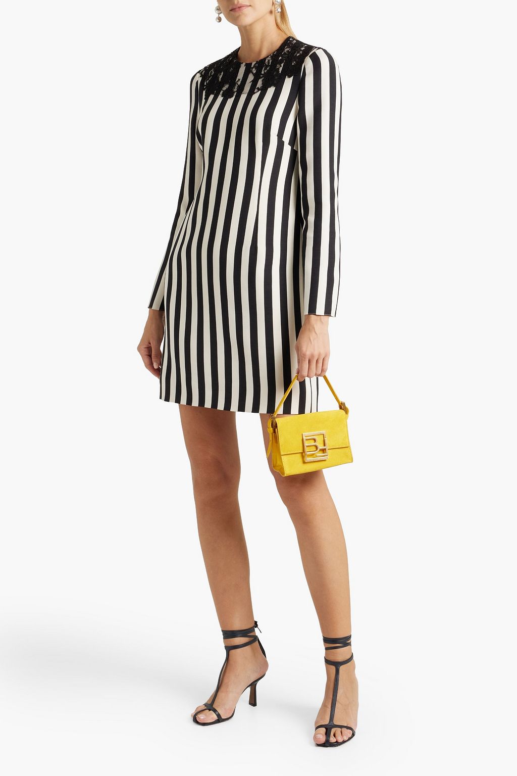 Valentino deals striped dress
