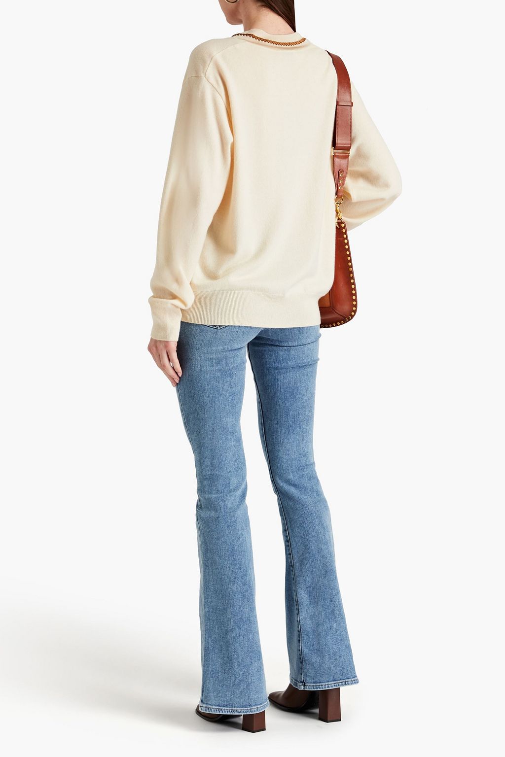 SANDRO Pullover aus einer Woll-Kaschmirmischung