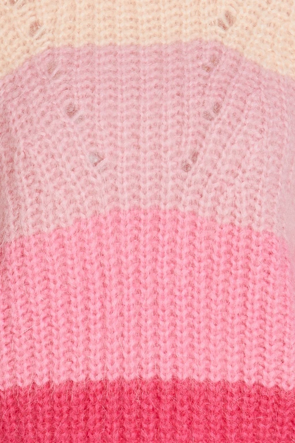 SANDRO Pullover aus Rippstrick in Colour-Block-Optik