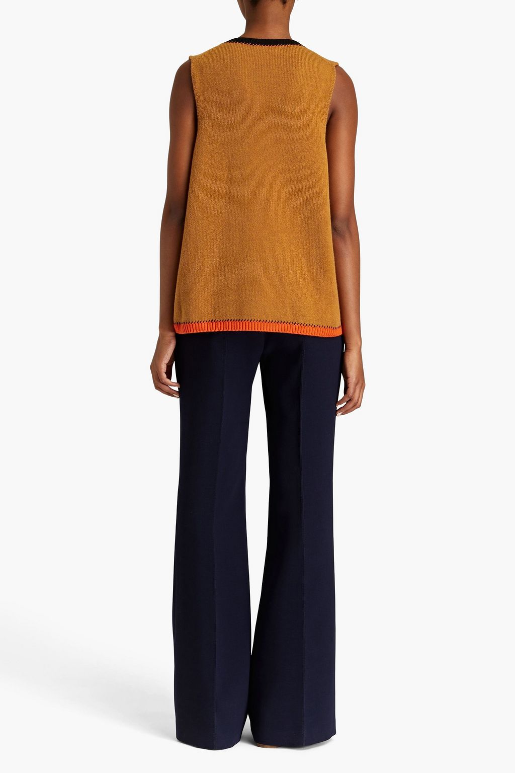 GABRIELA HEARST Humphrey Weste aus Kaschmir in Colour-Block-Optik