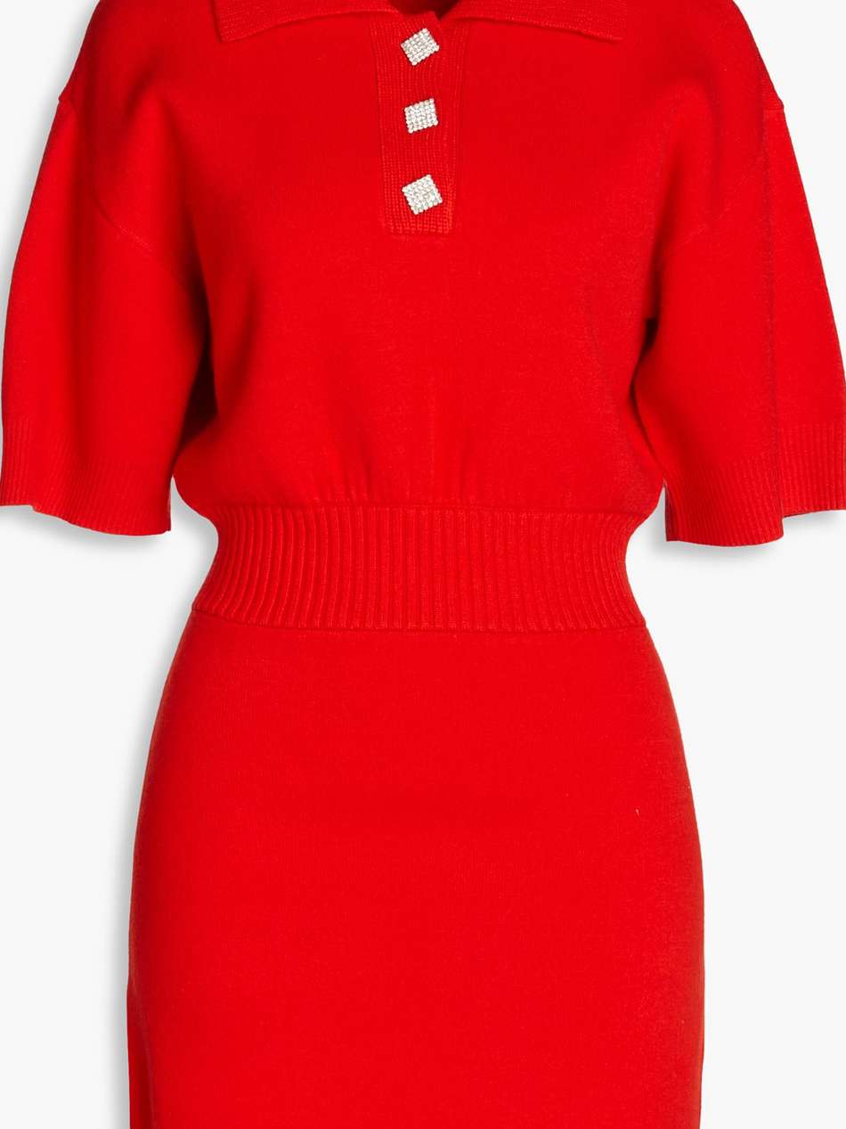 knitted mini dress