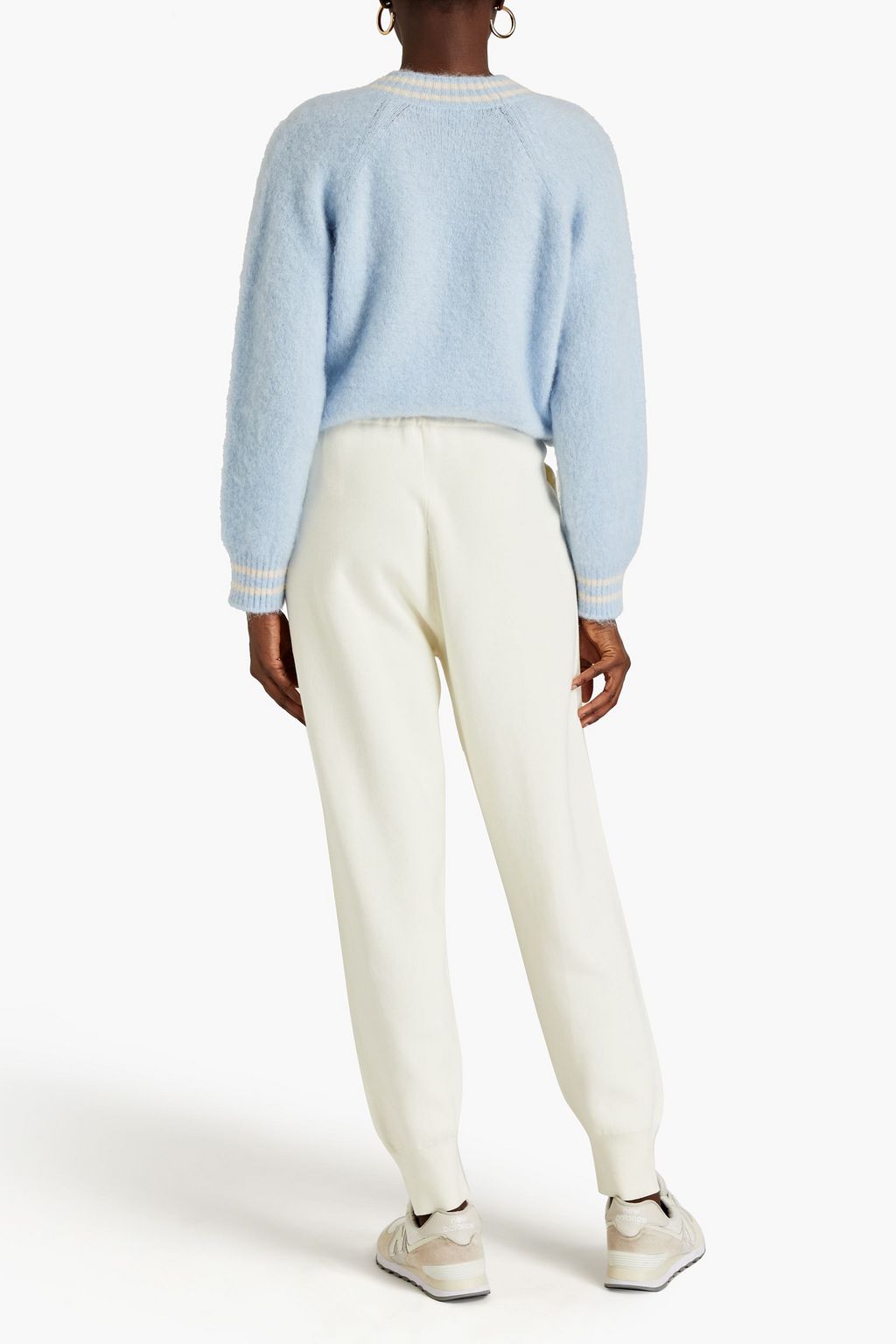 SANDRO Knitted track pants