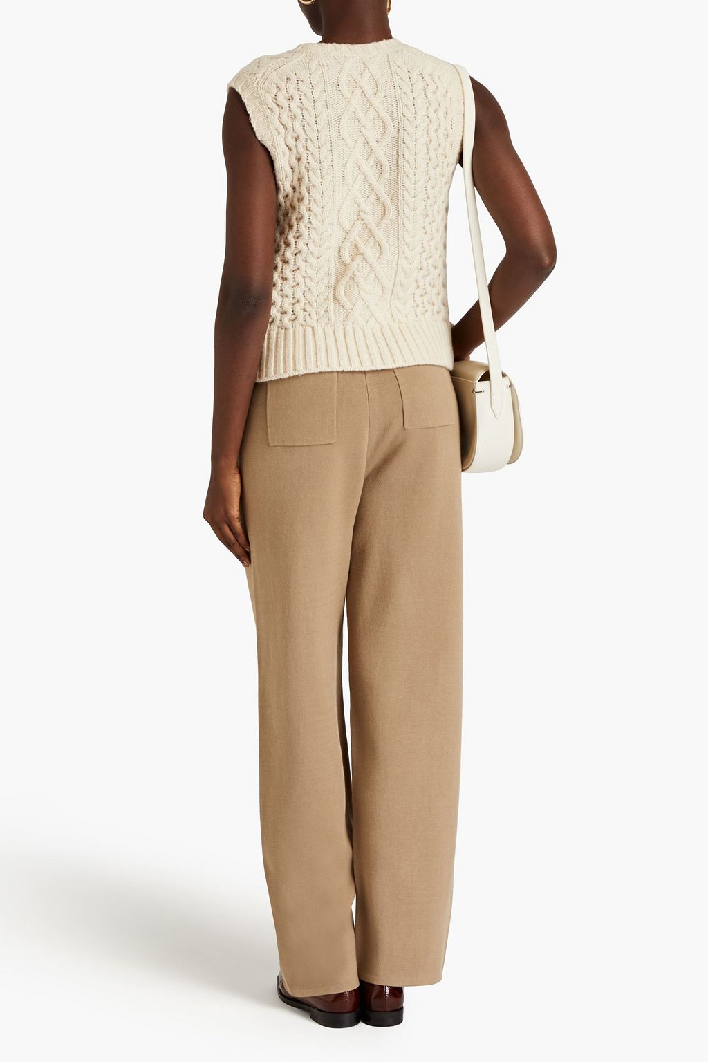 SANDRO Knitted track pants