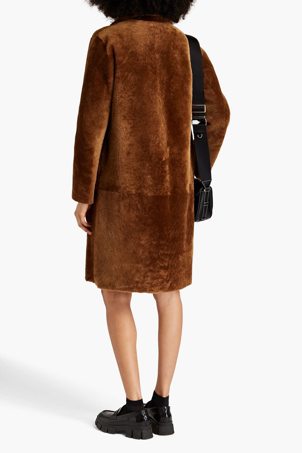 SANDRO Shearling coat