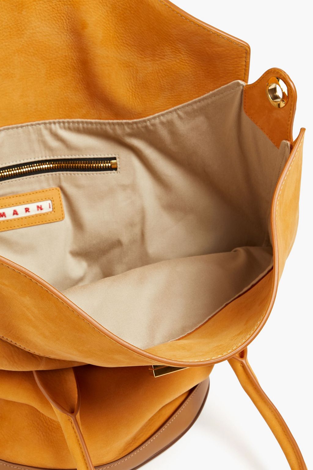 MARNI Schultertasche aus Nubukleder