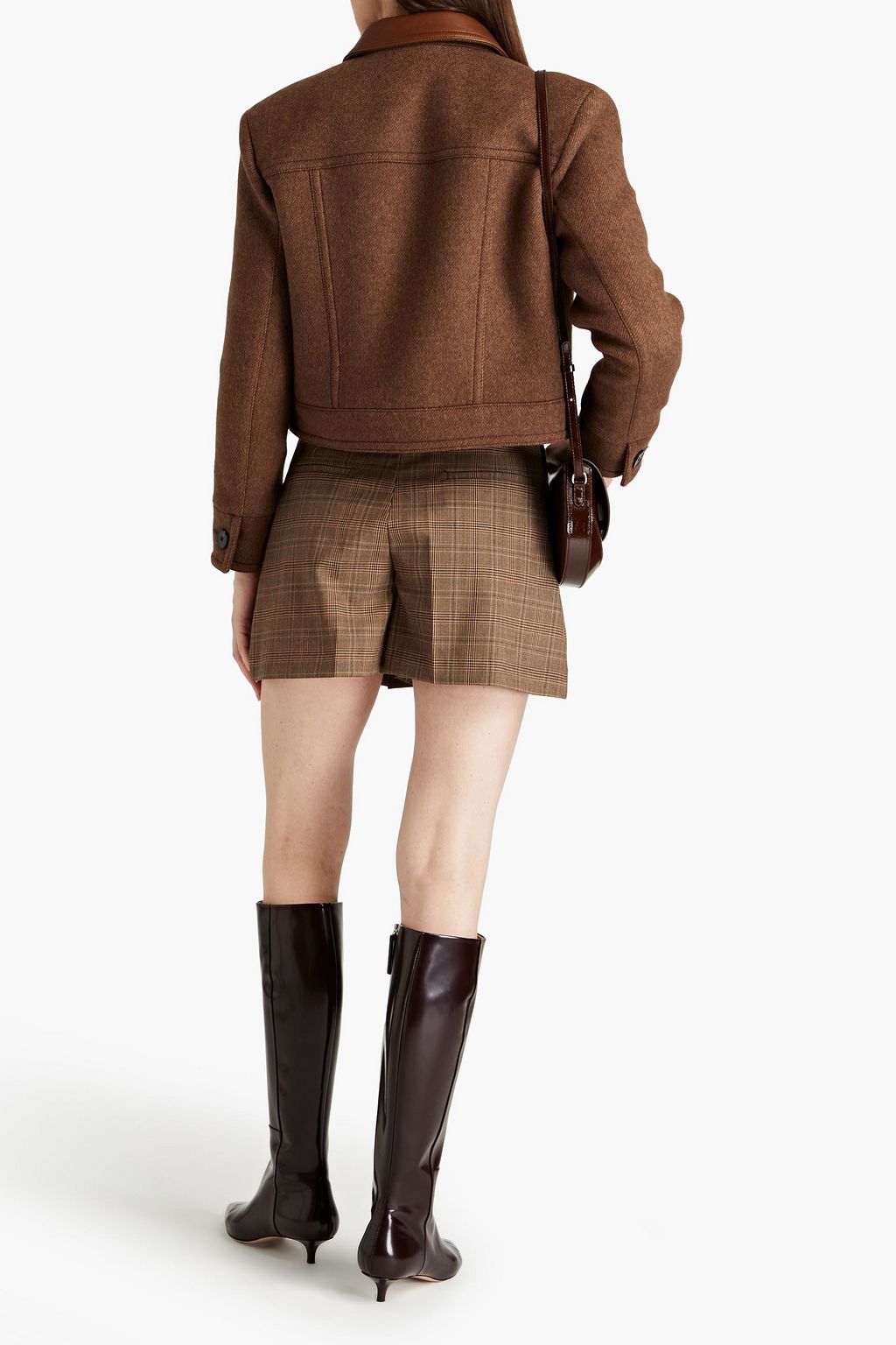 SANDRO Cropped twill jacket