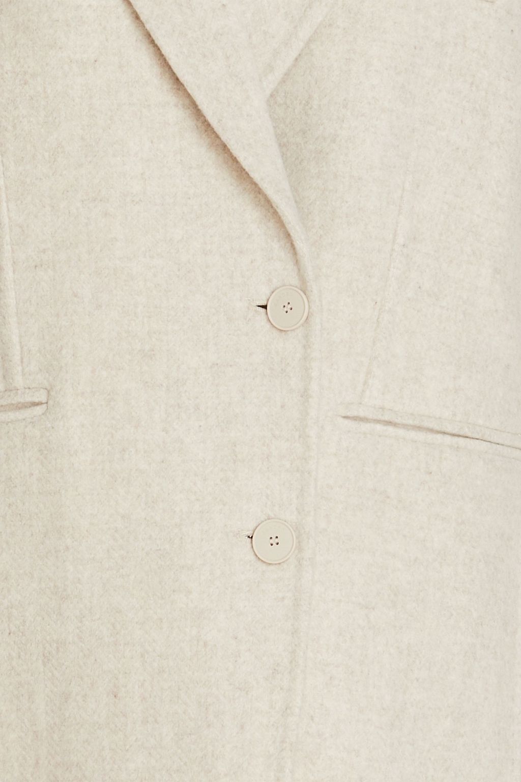 SANDRO Wool-blend felt blazer
