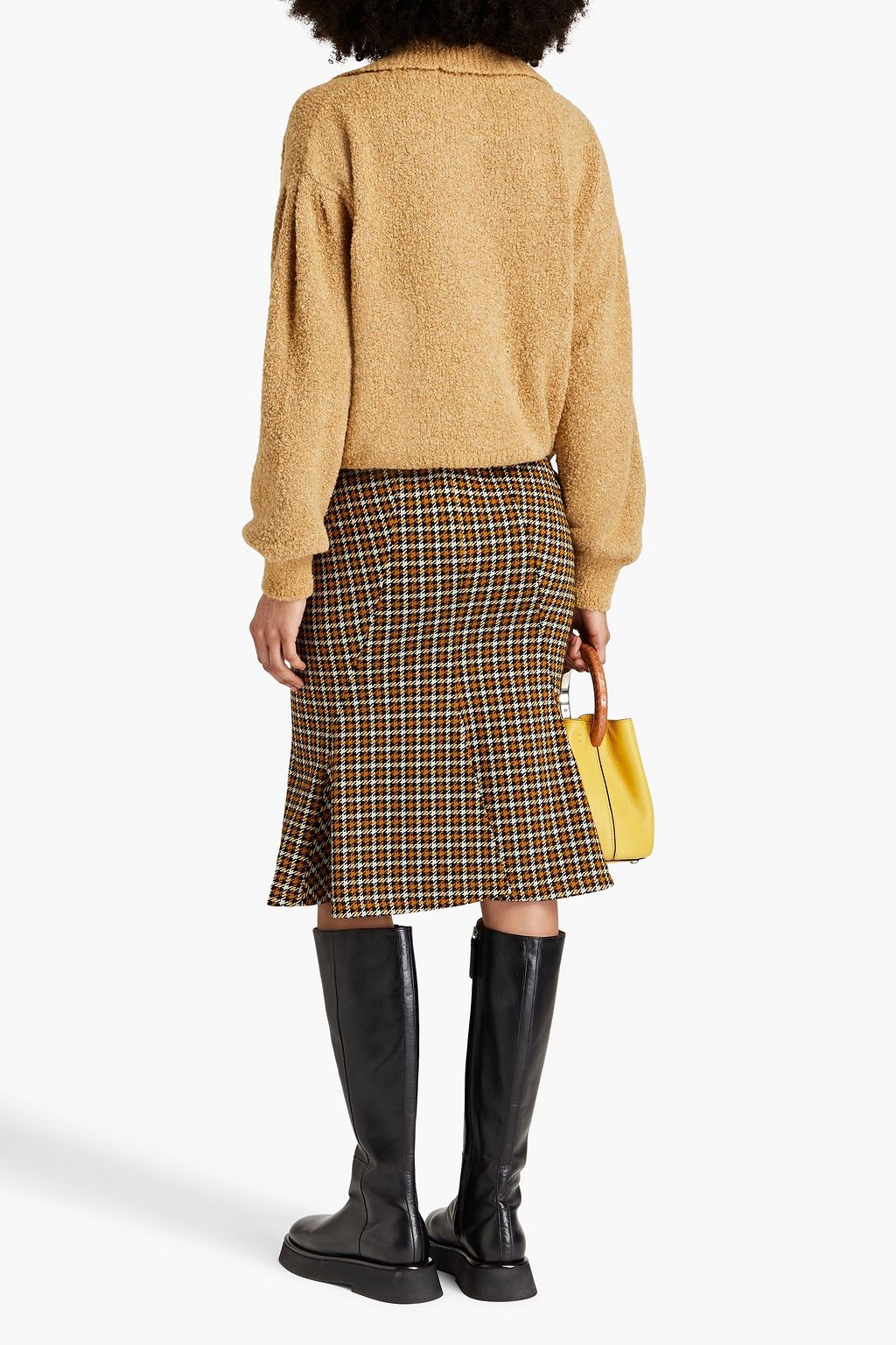 MARNI Houndstooth woven skirt