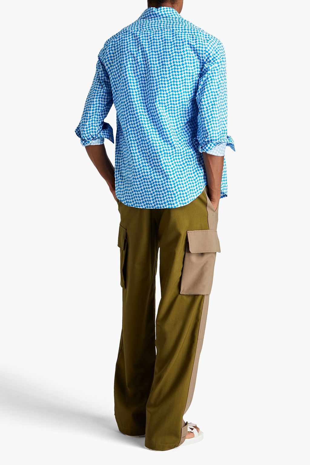 MARNI Checked cotton-poplin shirt