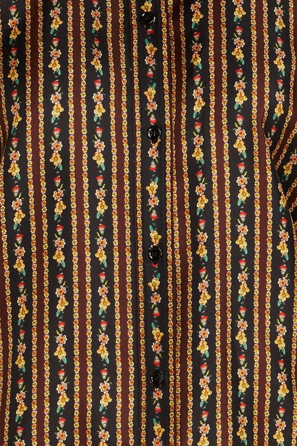 SANDRO Printed silk-twill shirt