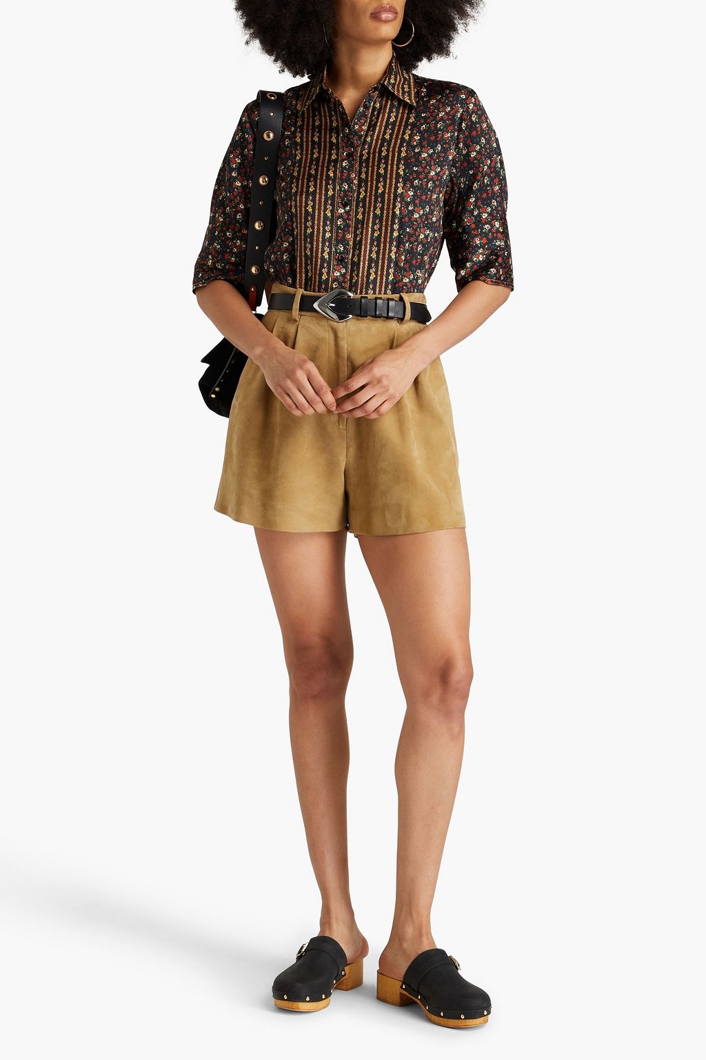 SANDRO Bedrucktes Hemd aus Twill