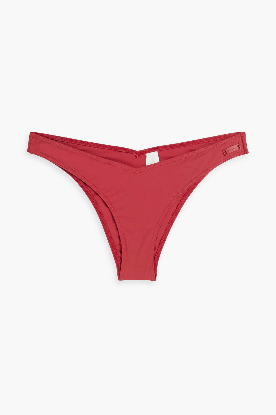 Zimmermann Separates Sculpt Low-rise Bikini Briefs In Red