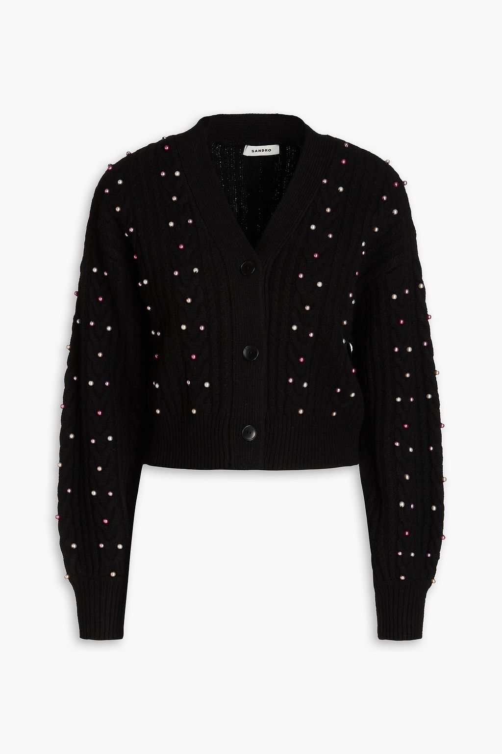 Sandro black hotsell cardigan