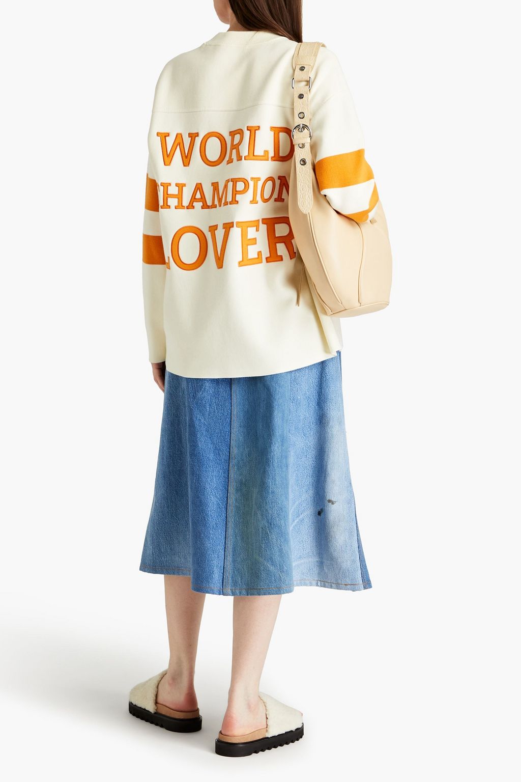 SANDRO Strickpullover mit Stickereien
