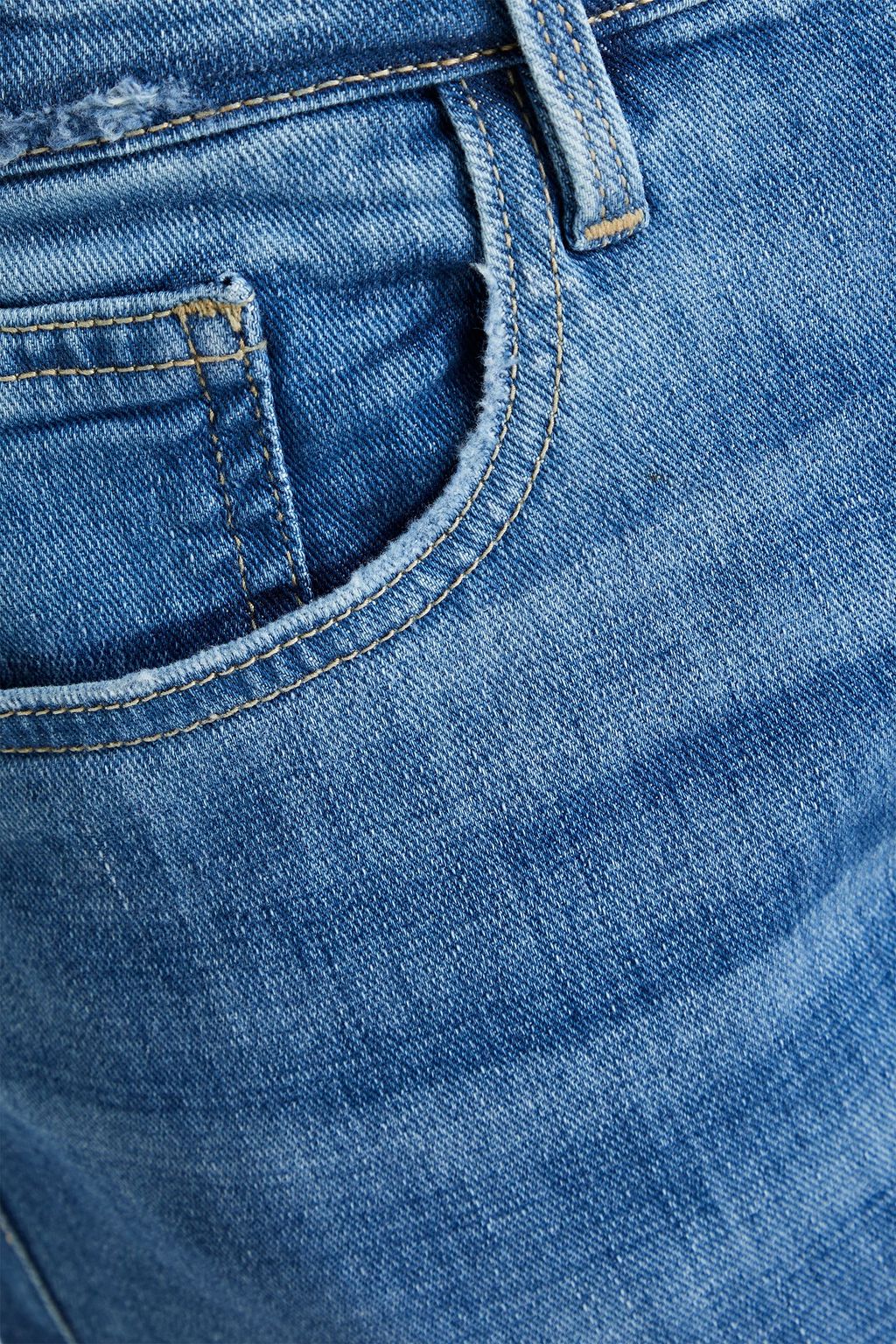 FRAME L'Homme slim-fit faded denim jeans