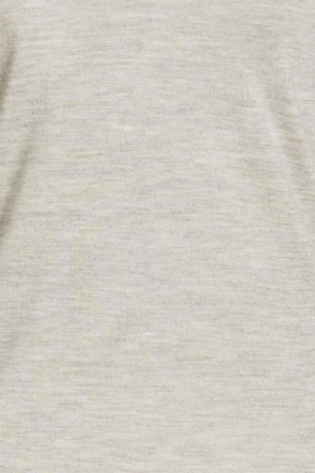 N.PEAL Melierter Kaschmirpullover