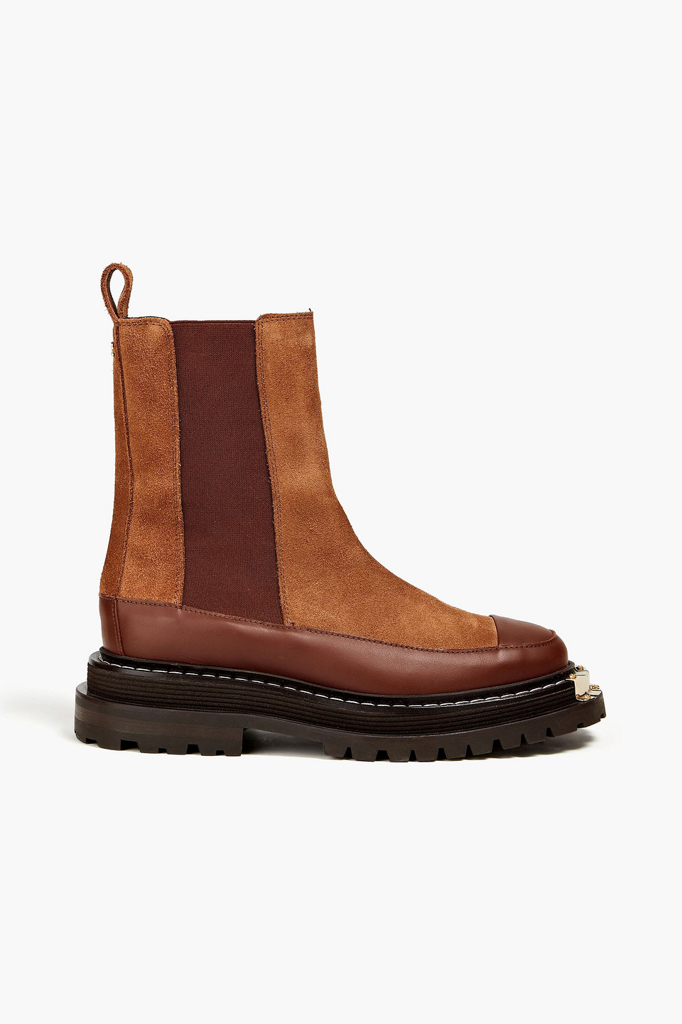 Boots sandro camel top