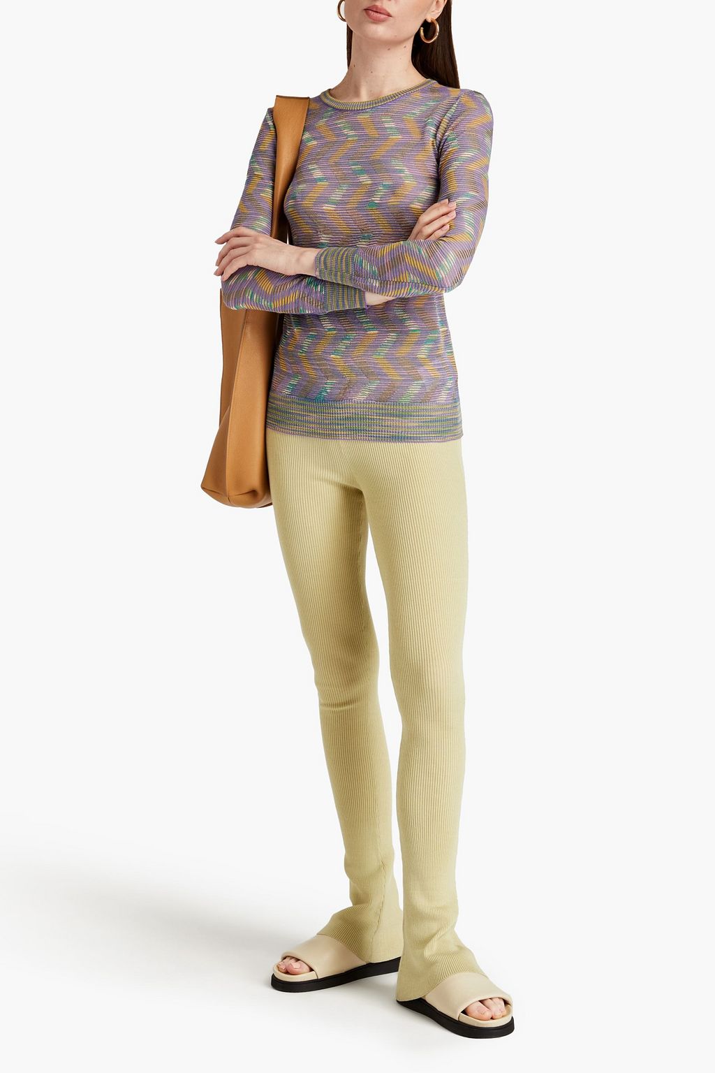 M MISSONI 크로셰 니트 스웨터