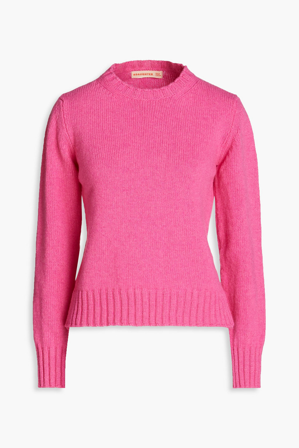 And-daughter Wool Sweater In Pink