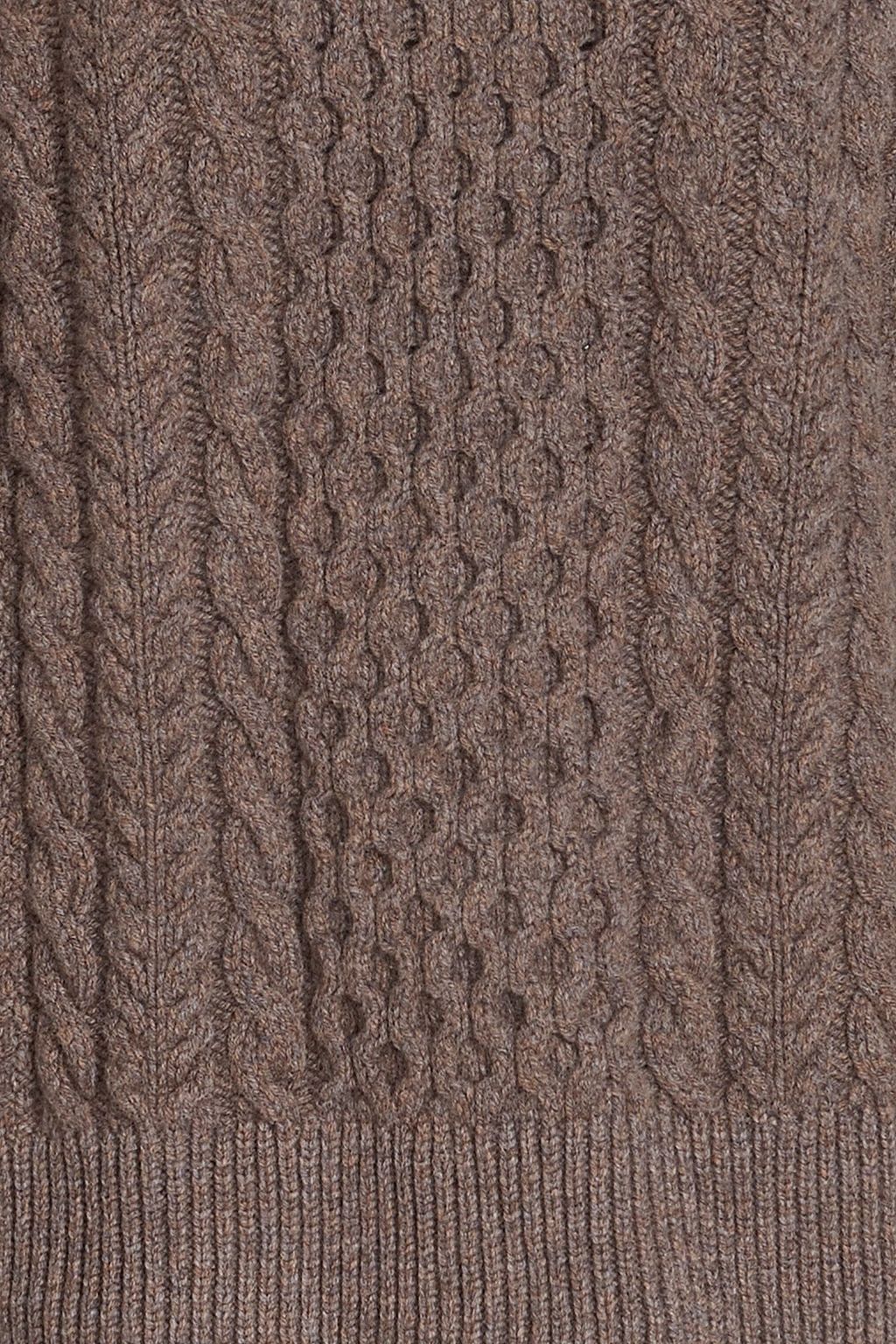 &DAUGHTER Annis cable-knit wool turtleneck sweater