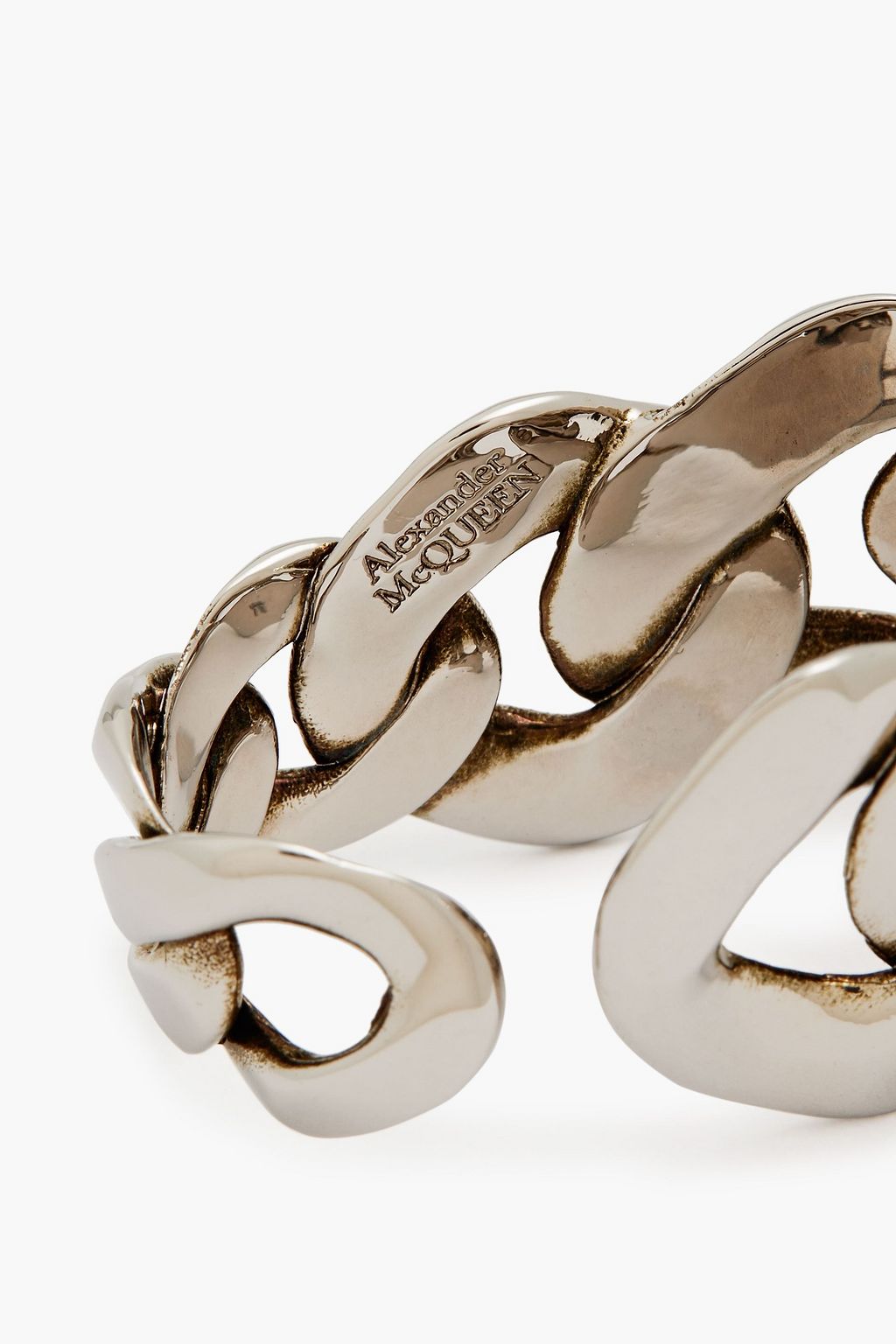 MCQUEEN Silver-tone ring