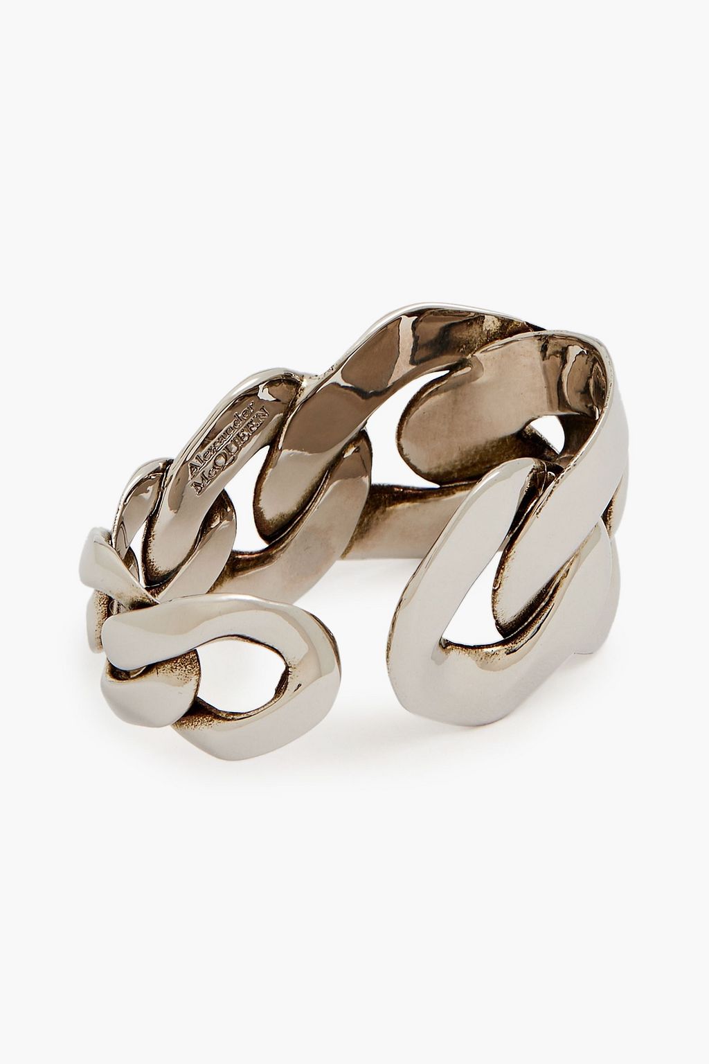 MCQUEEN Silver-tone ring